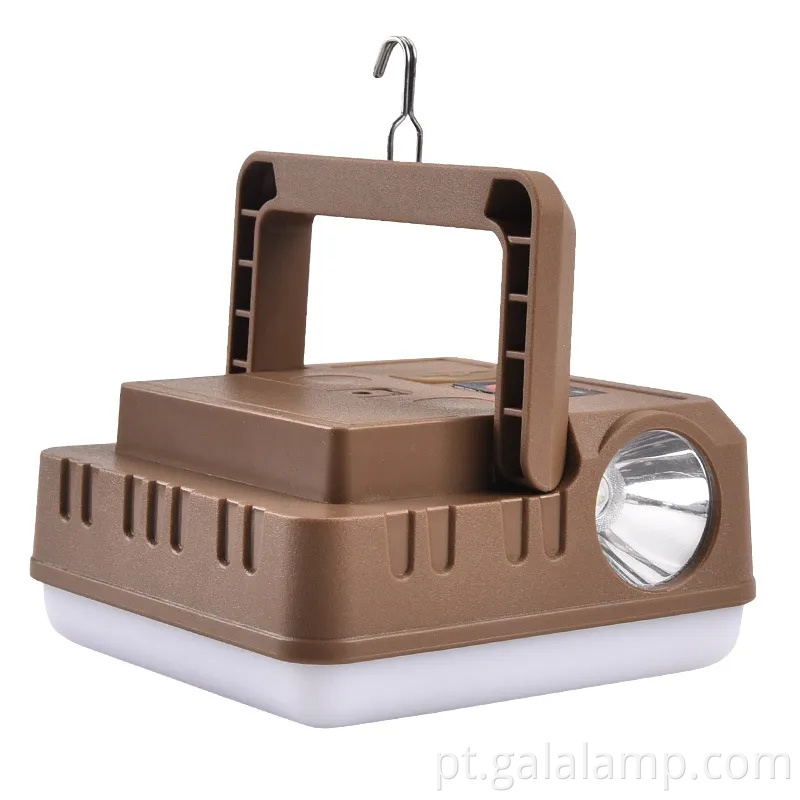 LED recarregável Bulbo de acampamento com energia USB para aventuras